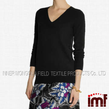 V-neck Wholesale Cashmere Sweaters China For Ladies